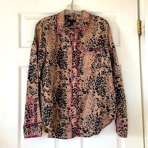 Jcrew leopard print top